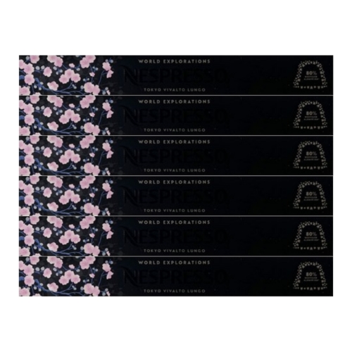 네스프레소 오리지널 월드 익스플로레이션 도쿄 룽고 10캡슐 (6팩)_이미지