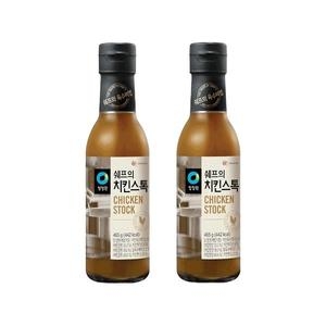대상 청정원 쉐프의 치킨스톡 465g (2개)