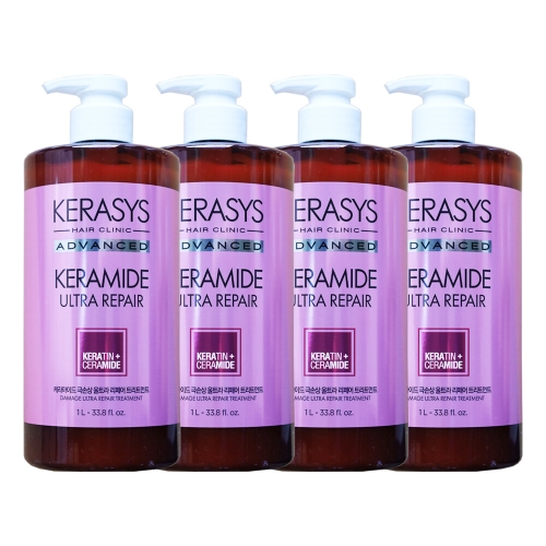 케라시스 케라마이드 극손상 울트라 리페어 트리트먼트 1000ml (4개)_이미지