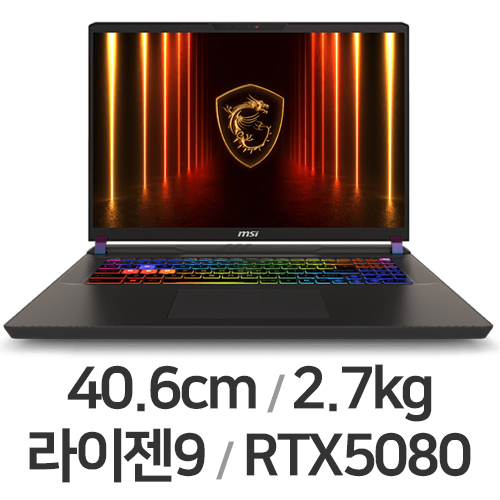 MSI 벡터 A16 HX A8WIG-R9 QHD+ WIN11 64GB램 (SSD 1TB)_이미지