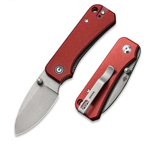 시비비 Baby Banter 썸 스터드 접이식 나이프 EDC (버건디)