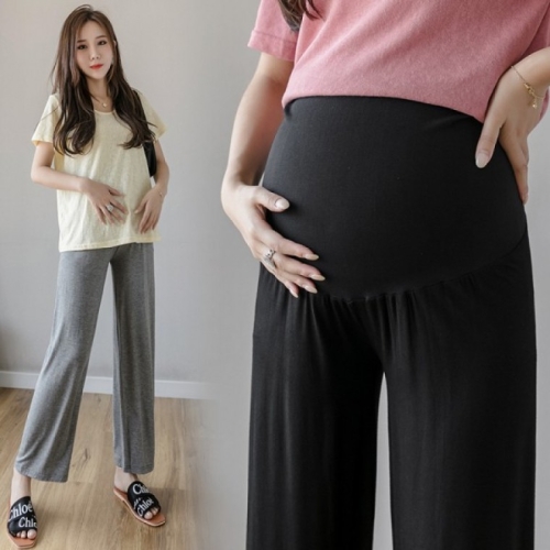 꼼바이꼼 임부복 헴라인 9부 바지 임산부 임