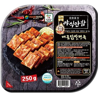 푸드맥스 야식만참 매콤닭발<b>편육</b> 250g