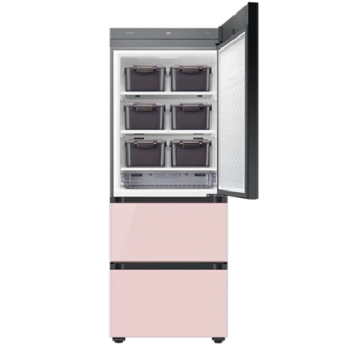 삼성전자 비스포크 김치플러스 키친핏 글램 RQ33A74B1AP (화이트+핑크)_이미지