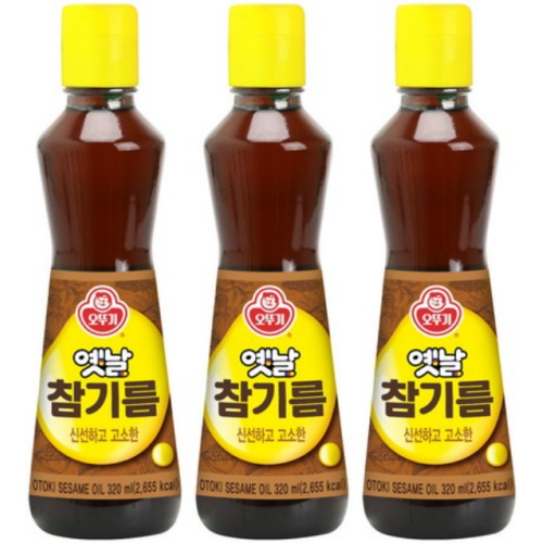 오뚜기 옛날 참기름 320ml (3개)_이미지