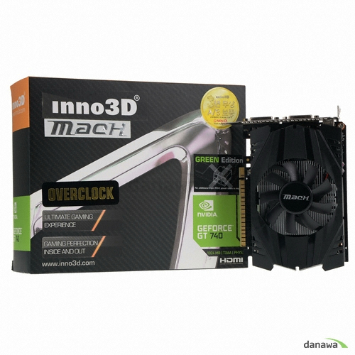 INNO3D Mach ������ GT740 OC ���� D5 1GB
