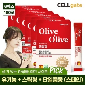 셀게이트 올리브 올라이브 아침엔 유기농 엑스트라버진 올리브오일 스페인 300g (10g x 30포) (6개)_이미지