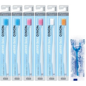 CJ라이온 노니오 더블 미세모 리치 칫솔 (6개)_이미지