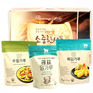 곰표 부침가루 밀가루 3종 선물세트 명절 추석 설 답례품_이미지