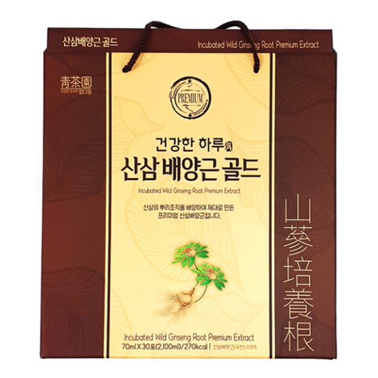 청다원 산삼 배양근 골드 70ml 30포
