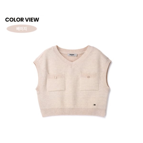 페리미츠 레베끌레 여아 루즈핏 니트VEST R2411K405_05_IC_이미지