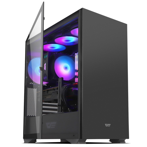 darkFlash DLX22 RGB 강화유리 (블랙)_이미지