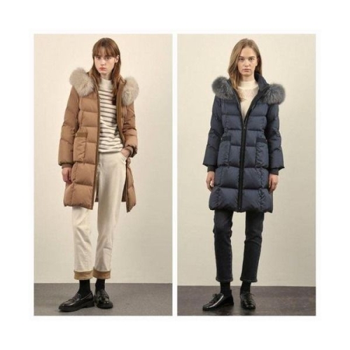 올리비아로렌 여성 포켓배색다운점퍼 VOCKD4WA411_이미지