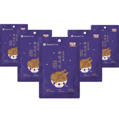 네츄럴코어 뿌링치킨 오리지널 30g (5개)_이미지