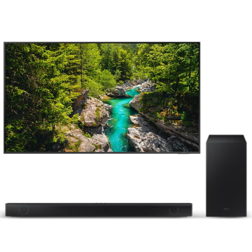 삼성전자 QLED KQ75QCE1AFXKR (벽걸이+사운드바, HW-B550)