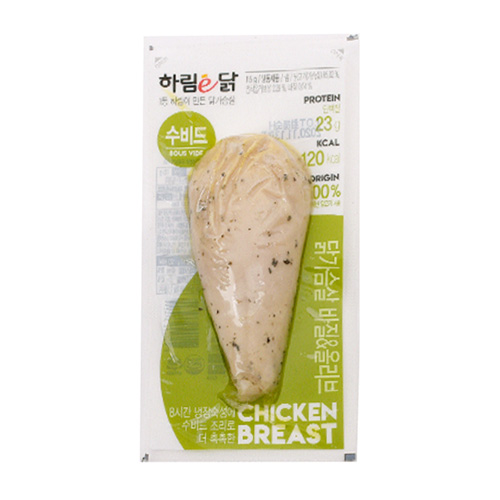 하림 하림이닭 닭가슴살 수비드 바질올리브 115g (10개)