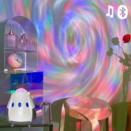 LED 블루투스 우주선 무드등