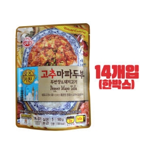 오뚜기 오즈키친 고추마파두부 180g (14개)
