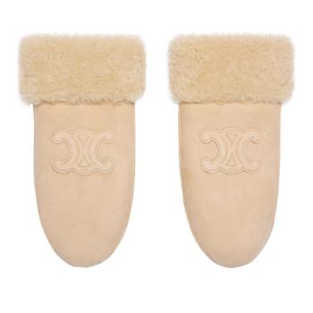������ ���� Triomphe mittens in shearling vanilla CELV9877BEI1T1AA00 TP83387240