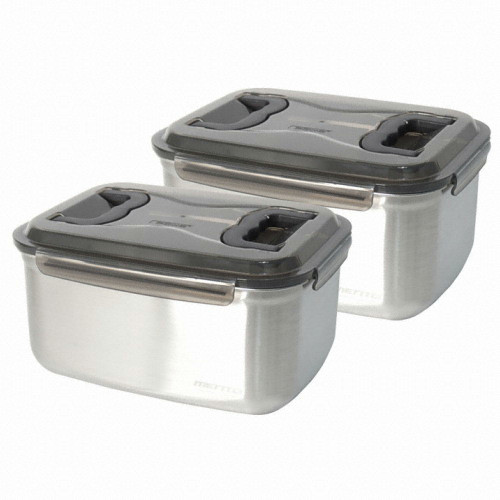 키친아트 멘토 스텐 김치통 핸디 5호 9.5L (2개)_이미지