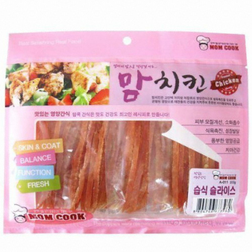 피에스코리아 맘쿡 맘치킨 습식 슬라이스 300g (1개)_이미지
