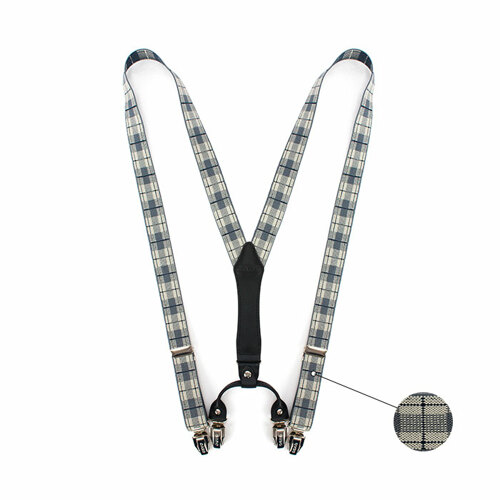 마켓오퍼 캐쥬얼 클립 체크 서스펜더 GB04_이미지
