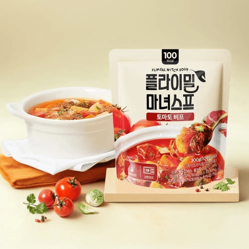 에프앤엘코퍼레이션 플라이밀 마녀스프 토마토 비프 300g (5개)_이미지