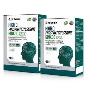 US PHARMATECH INC 엔젯오리진 하이큐 포스파티딜세린 1200 30캡슐 4박스