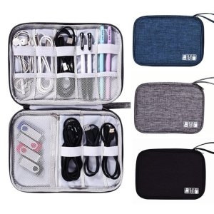 다용도 USB보관 파우치 휴대용 어댑터 메모리 케이블