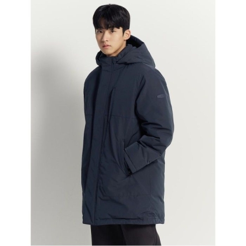 삼성물산 빈폴 남성 논퀼팅 롱 다운 재킷 네이비_BC5Y38C28R