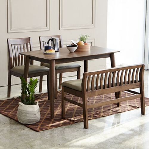 베스트리빙 아슬란 제시 식탁 1200 (의자2개+벤치1개)_이미지