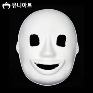 유니아트 종이탈 반가면 5개입 26.광대탈 WFGPR4C_이미지