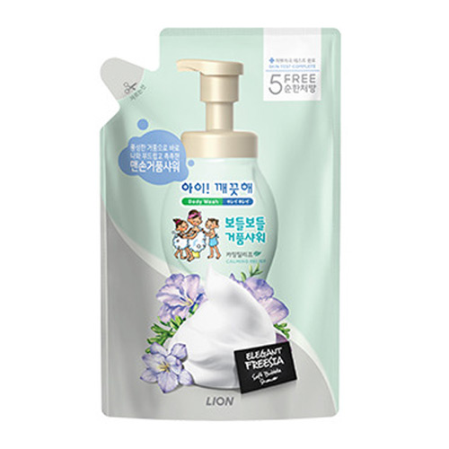CJ라이온 아이깨끗해 보들보들 거품 샤워 카밍 릴리프 리필 650ml (1개)