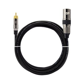 탑라인에이치디 HDTOP RCA to XLR MM <b>메탈</b>블랙 케이블