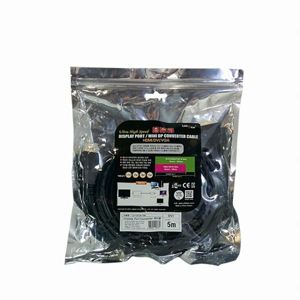 라인업시스템 LANSTAR DisplayPort (디스플레이포트) to DVI 케이블 (LS-DP29, 5m)_이미지