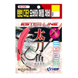 해동 HDF 텐빈 다단 오바마 매듭 채비 HA-2100 갈치낚시바늘