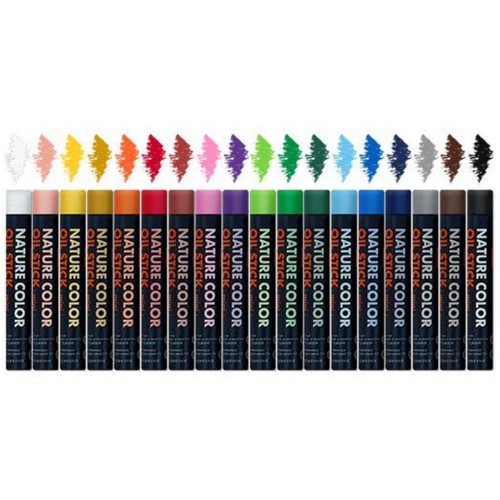 블루마토 써니 컬러 크레파스 오일파스텔 (18색)