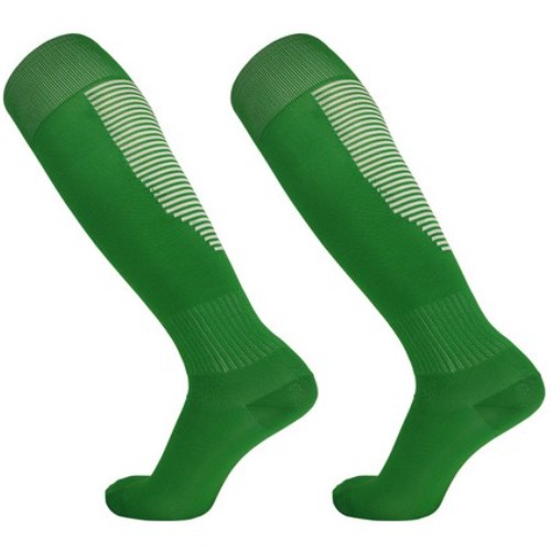SNF 스트라이프 두꺼운 축구양말 2족 (그린)
