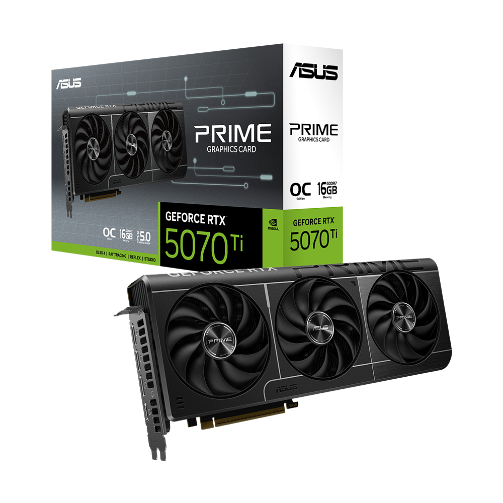 ASUS PRIME 지포스 RTX 5070 Ti OC D7 16GB 대원씨티에스_이미지