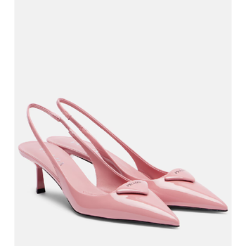 프라다 페이턴트 레더 슬링백 펌프스 P01133396_이미지