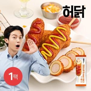 허경환허닭 허닭 크리스피 닭가슴살 핫도그 100g (1개)