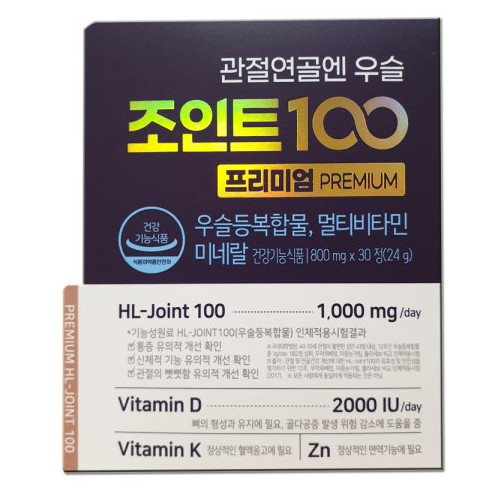 에이치엘사이언스 관절연골엔 우슬조인트100 프리미엄 30정 (6개)_이미지