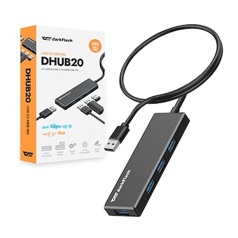 darkFlash DHUB20 (4포트/<b>USB</b> 3.0)