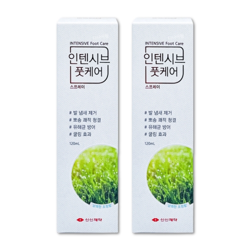 신신제약 인텐시브 풋케어 스프레이 120ml (2개)_이미지