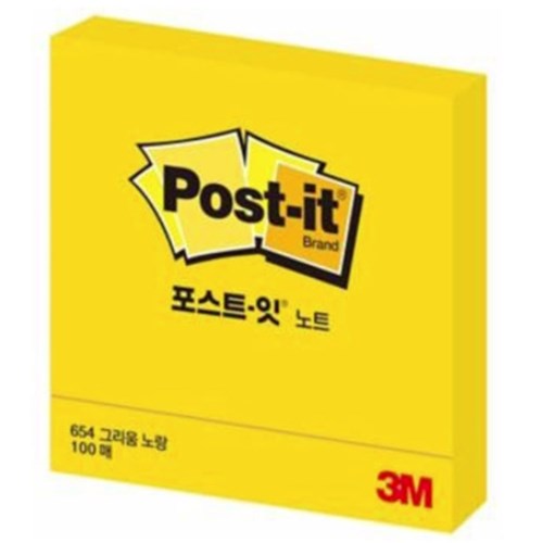 3M 노트 654 그리움노랑 (1개)_이미지