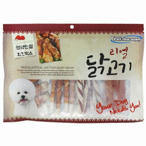 펫더맨 리얼 닭고기 영양만점 치킨믹스 300g (1개)_이미지