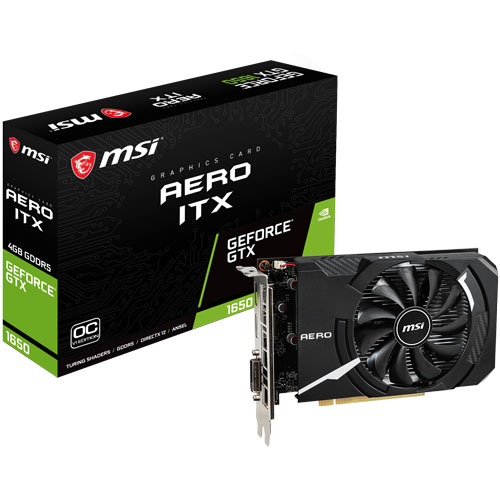 MSI 지포스 GTX 1650 에어로 ITX OC V1 D5 4GB_이미지