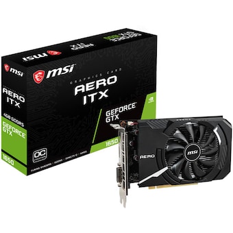 MSI 지포스 GTX <b>1650</b> 에어로 ITX OC V1 D5 4GB