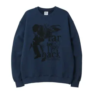낫띵이즈베럴댄미 맨투맨VINT에이지 맨투맨ARTWORK SWEATSHIRT_deep blue 167647 M_이미지