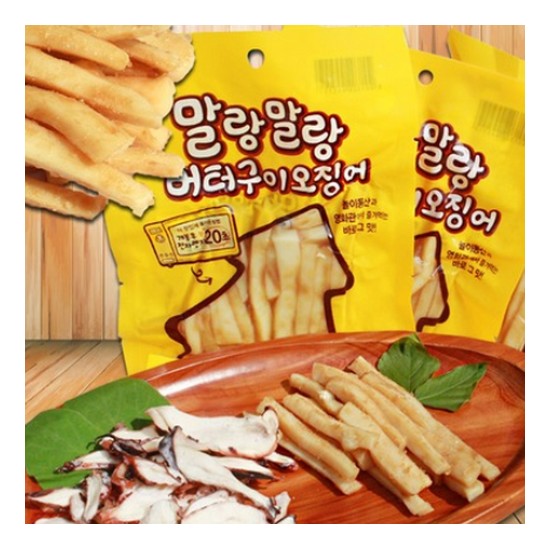 정화식품 말랑말랑 버터구이 오징어 50g (1개)_이미지